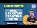RMO Keynotes Starting Soon RMO Keynotes Maths 101 Prashant Jain