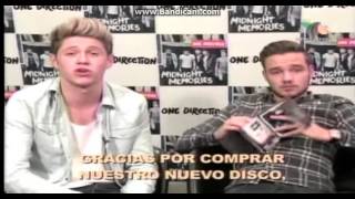 Niall Horan dice una grosería (en Español)  a Liam Payne  (One Direction)