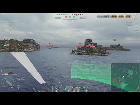 Kitakaze T9 IJN DD | 216k Damage Ranked | World of Warships