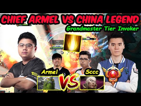 When Secret.Armel Meet China Legend Grandmaster Tier Invoker Newbee.Sccc