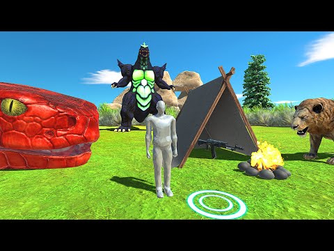 Build Barracks To Fight Super Godzilla - Animal Revolt Battle Simulator