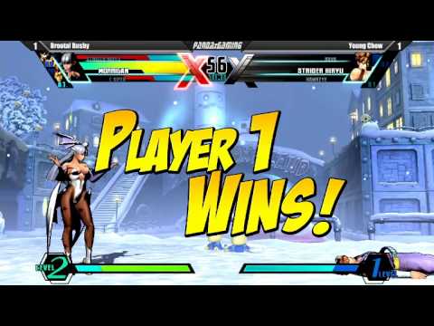 Brootal Busby vs Young Chow - UMVC3 at Texas Bar Fights 15 sponsored by Eightarc.com