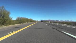 preview picture of video 'Interstate 8 eastbound, Tacna, Arizona, 31 October 2013, GP027924'