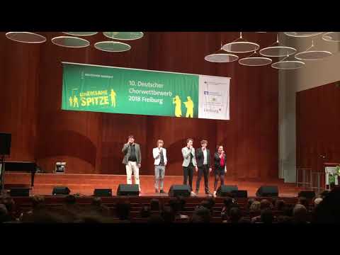 HörBänd beim Deutschen Chorwettbewerb 2018: "Würdevoll"