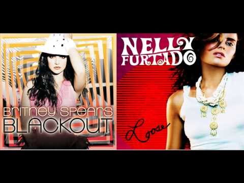 Britney Spears - Gimme More Vs Nelly Furtado - Promiscuous [R-Mashup]