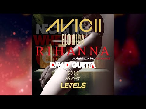 Disturbia x Good Feeling x Levels x Where Them Girls At (Quadruple Mashup)