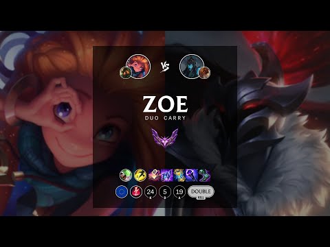 Zoe Bot vs Kalista - EUW Master Patch 12.9