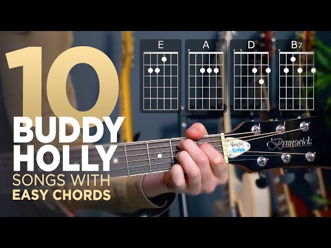 10 Buddy Holly songs with EASY chords