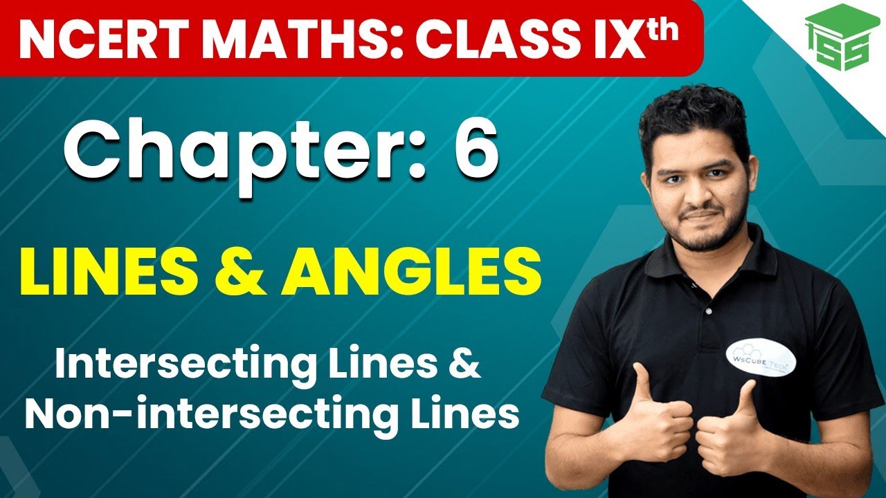 Intersecting Lines and Non-intersecting Lines | Chapter 6  LINES AND ANGLES Class 9th Maths | NCERT