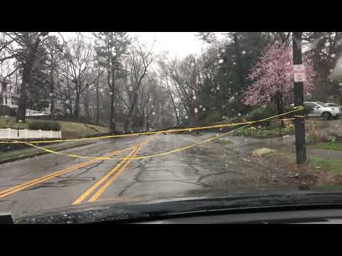 Incredible storm USA New England area Boston.