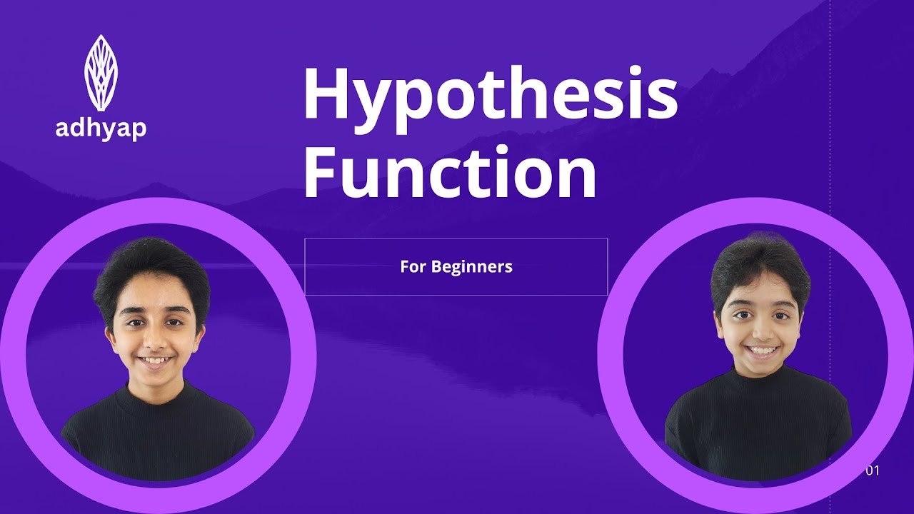 Hypothesis Functions in Linear Regression (1) -Basics, for Machine Learning and AI