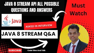 All Possible java 8 Stream API questions asked in interview | Java 8 features