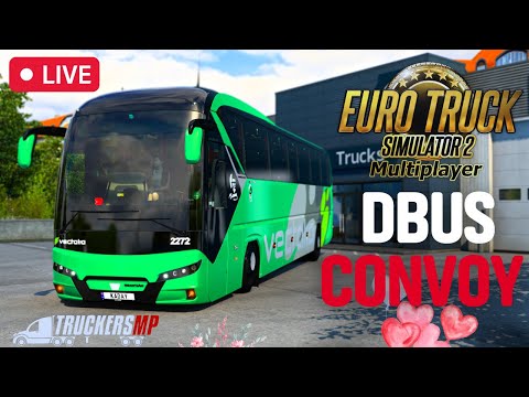 Euro Truck Simulator 2 - DBus World February Convoy , Let's Drive.