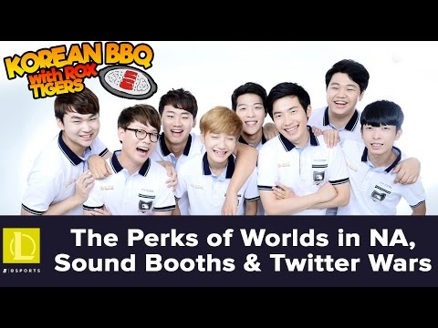 Korean BBQ with ROX Tigers: The Perks of Worlds in NA | Sound Booths | Twitter Wars