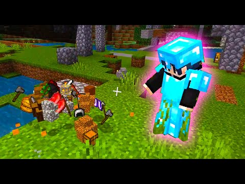 EPIC Minecraft PvP: Survival Mode vs. Hacker! Lifeboat #2
