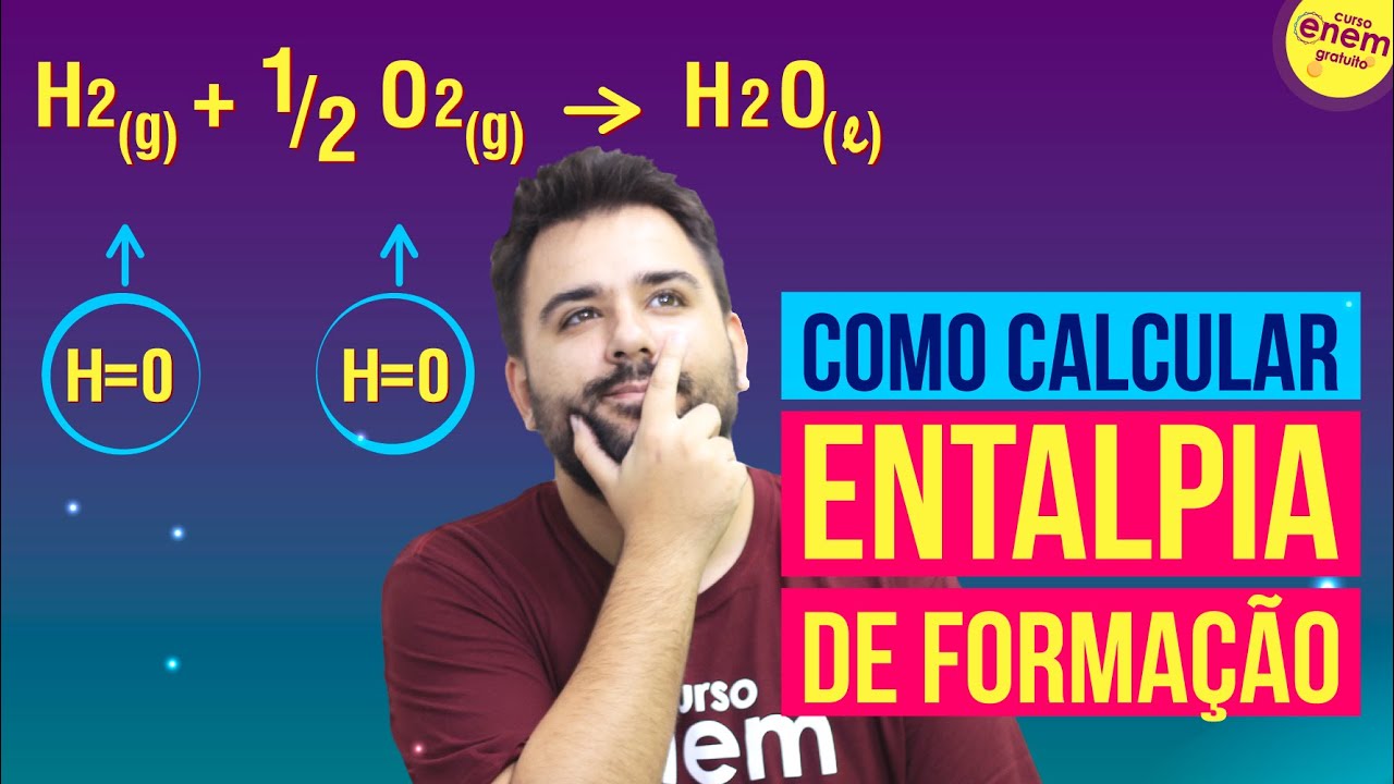 COMO CALCULAR ENTALPIA DE FORMAÇÃO | Resumo de Química para o Enem