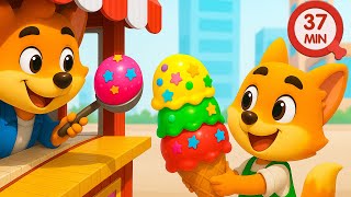 Aprende a Hacer y Vender Helados 🍦 Historia Divertida para Niños | Dibujos Animados | Sheriff Copper