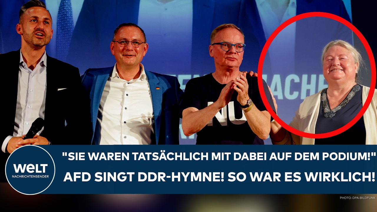 AFD: Irritierende Hymne! „Man merkt, wie wenig historisches Wissen die Leute über die DDR haben“