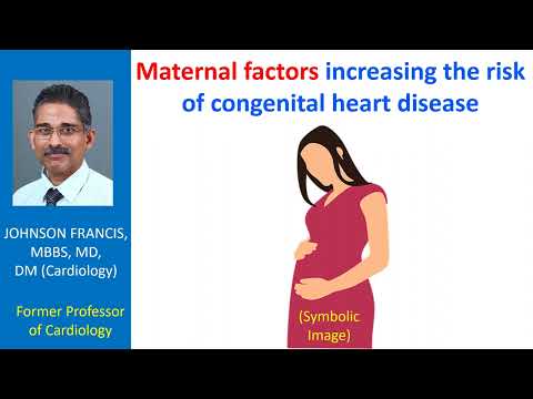 Maternal factors increasing the risk of congenital heart disease