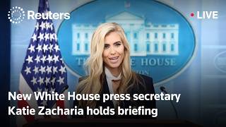 Download lagu LIVE: New White House press secretary Katie Zacharia holds first briefing mp3