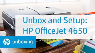 Unboxing, Setting Up, and Installing the HP OfficeJet 4650 Printer