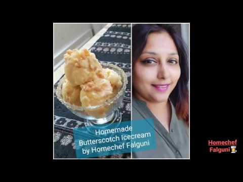 Homemade Butterscotch Ice cream