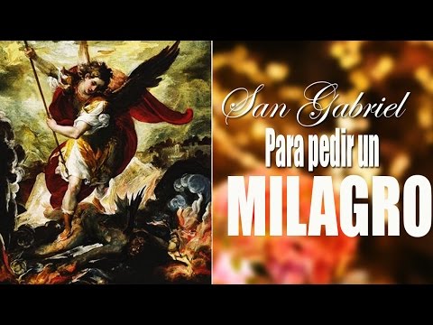 ORACIÓN AL ARCANGEL SAN GABRIEL PARA PEDIR UN MILAGRO