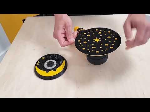 How to change the backing pad on a Mirka® DEROS