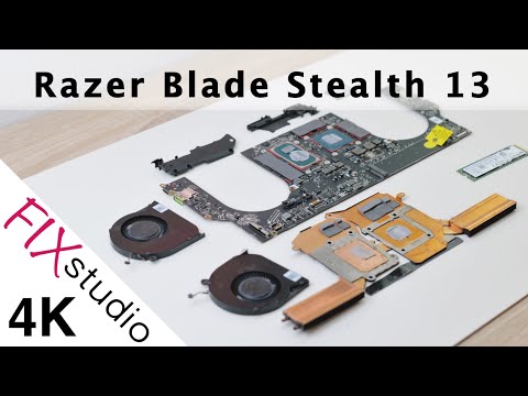 Razer Blade Stealth 13 - disassemble [4k]