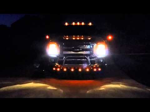 F350 with RECON front lower air dam light kit