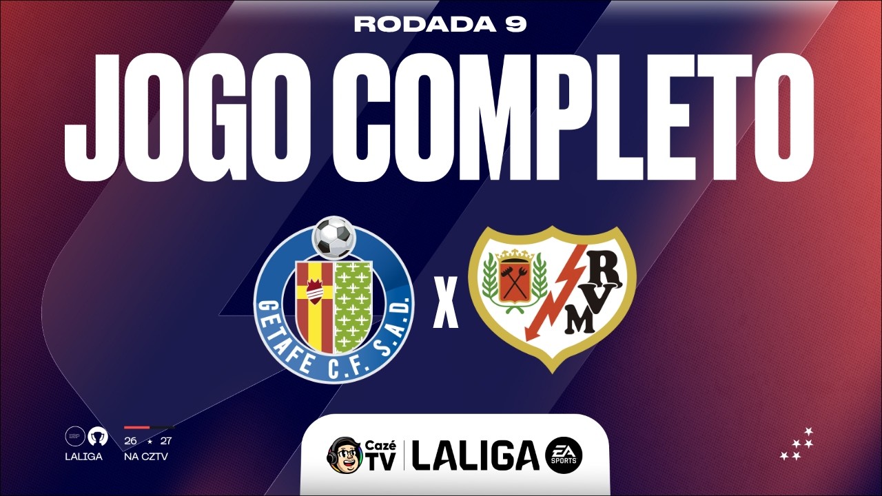 JOGO COMPLETO: GETAFE X RAYO VALLECANO | LALIGA 26/27 | 9ª RODADA