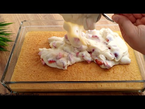 YAŞ PASTADAN DAHA LEZZETLİ ❗ YUMUŞACIK KOLAY MEYVELİ PASTA 💯YAPIN YAPIN MİSAFİR ÇAĞIRIN 😀