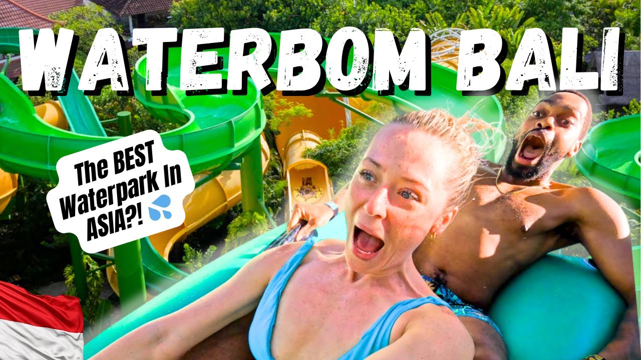 A duo embarks on an exciting journey at Waterbom Bali.