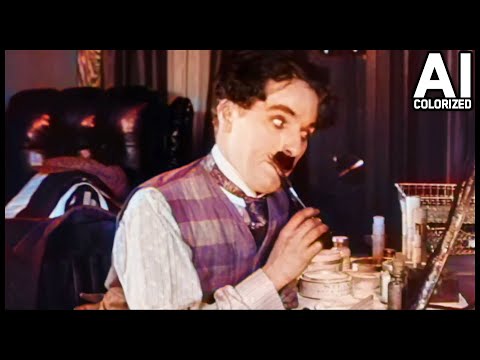 Charlie Chaplin 4K COLORIZED using AI - The Chaplin Revue Introduction 1959