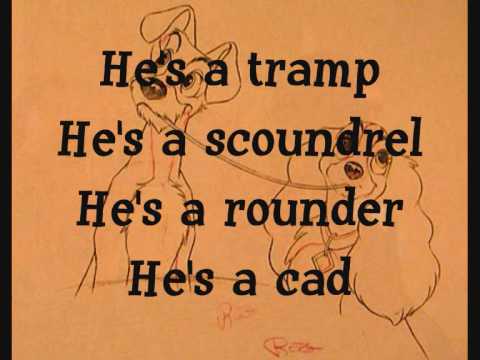He's A Tramp with Lyrics - Lady and the Tramp