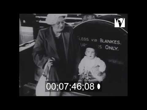 1950s, 60s, Newsreels, South Africa, Johannesburg, Parkland, apartheid, no-blacks allowed, racist