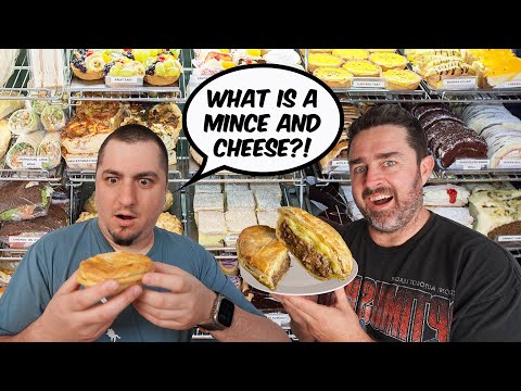 New Zealand Family show American Kiwi Pies for the first time (NEVER HAD A MINCE & CHEESE BEFORE!)