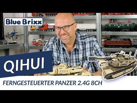 Ferngesteuerter Panzer von Qihui @ BlueBrixx - mit Testfahrt! Video