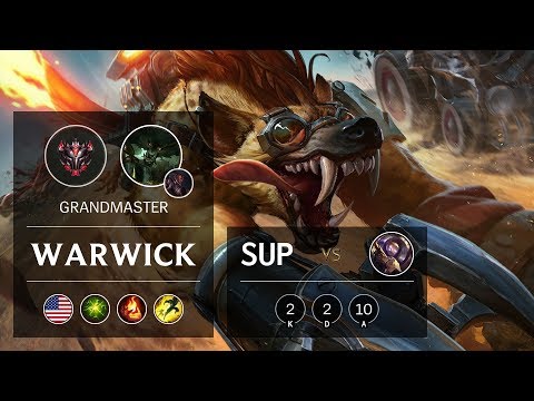 Warwick Support vs Blitzcrank - NA Grandmaster Patch 9.14