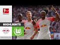 Big Points in CL-Race! | RB Leipzig - VfL Wolfsburg 3-0 | Highlights | Matchday 29 – Bundesliga