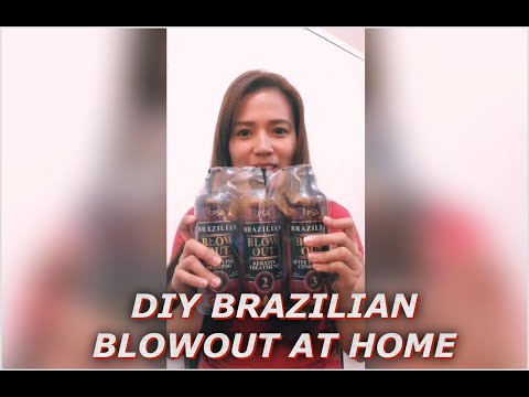DIY BRAZILIAN BLOW OUT AT HOME l KERATIN TREATMENT l MARIAN V l DIYVLOG1 l VLOG#3