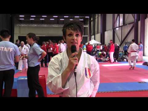 Interview to Sandy Scordo of France. Finalist Individual Kata. 2016 European Karate Championships