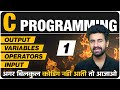 C Programming In One Shot Part 1 Variables Operators And Input Output C Complete Course