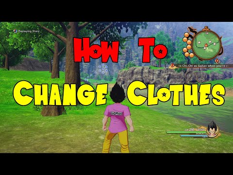 Dragon Ball Z Kakarot - How to Change Clothes