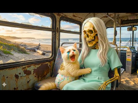 🚌💔 When the School Bus Crashed, a Mother Made the Ultimate Choice for Her Kitten 🐱 | AI Cat Story