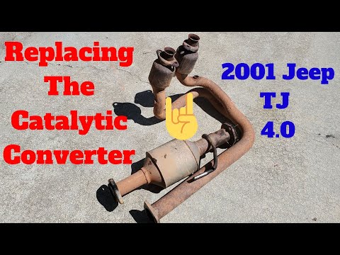 How to replace catalytic converter on Jeep TJ with 4.0