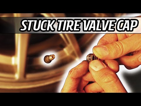 MX5 NA Miata - How to fix a stuck corroded tire valve stem cap