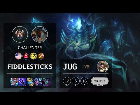 Fiddlesticks Jungle vs Xin Zhao - NA Challenger Patch 11.17
