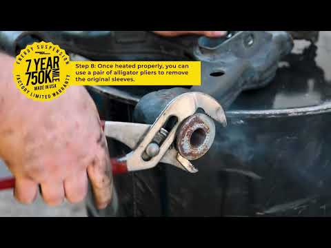 Energy Suspension Control Arm Bushings Install