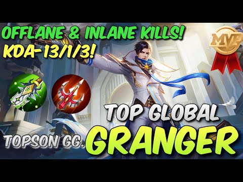 Offlane & Inlane Kills | Top Global Granger Gameplay | Giveaway | Mobile Legends